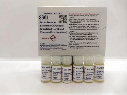 RM 8301 - 海相碳酸鹽中的硼同位素(模擬珊瑚和有孔蟲溶液)