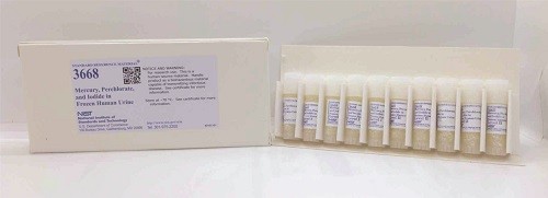 SRM 3668 - 冷凍人尿中的汞、高氯酸鹽和碘化物