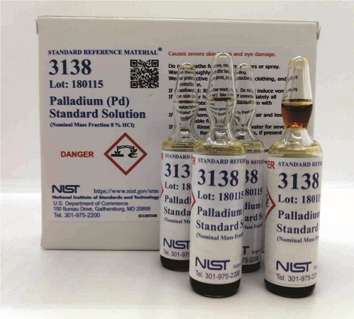 SRM 3138 - 鈀(Pd)標準溶液
