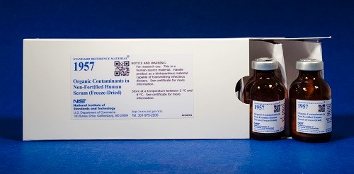 SRM 1957 - 非強(qiáng)化人血清中的有機(jī)污染物(凍干)