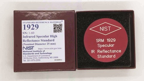 SRM 1929 - 紅外光譜高反射率標準(公稱直徑25毫米)標準品