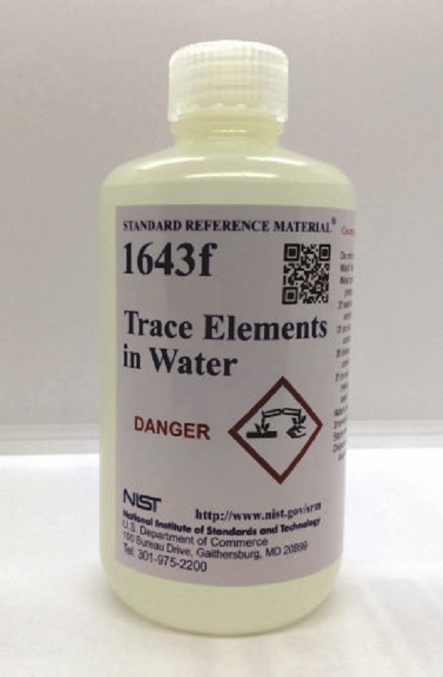 SRM 1643f - 水中微量元素標(biāo)準(zhǔn)物質(zhì)