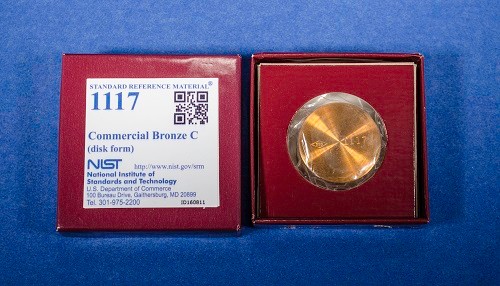 SRM 1117 - 光學發射和X射線光譜分析的商業青銅標準品