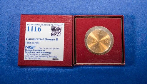 SRM 1116 - 光學發射和X射線光譜分析的商業青銅標準標準品