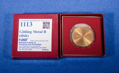 SRM 1114 - 鍍金金屬標準品