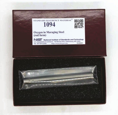 SRM 1094 - 馬氏體時效鋼中的氧標準品